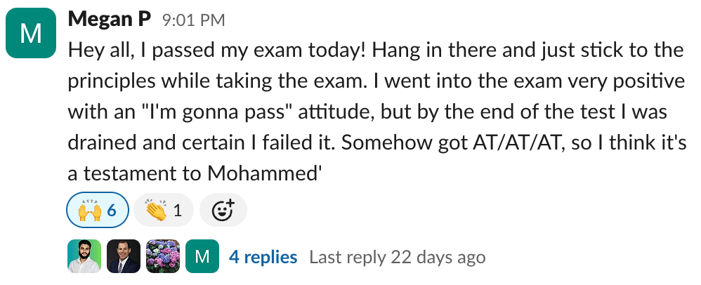 Student testimonial 13